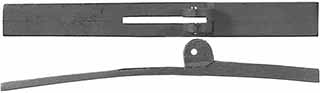 Trigger Plate Only, John Bivins, wax cast steel